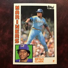 1984 Topps TIFFANY Set BRYAN CLARK #22 SEATTLE MARINERS ** MINT ** HIGH GRADE **