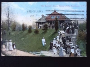 c1911 Mid-Summer Scene, Seneca Park, Rochester, N.Y. Vintage Postkarte - Bild 1 von 2