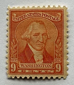 US Stamp 1932 Sct#714 George Washington 9c 1pc - MNH - Picture 1 of 2