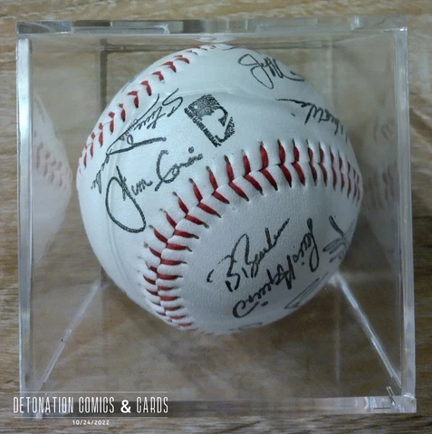 COMBO 1993 Florida Marlins (9) Cards + 1993 Official Ball Reproduction Autograph Cover
