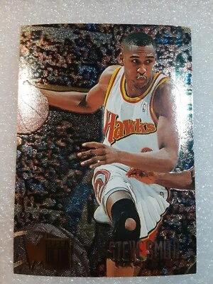 1995-96 Metal Atlanta Hawks Basketball Card #4 Steve Smith - Image 1 of 3