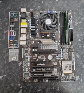 AsRock 990FX Extreme3 Socket AM3+ DDR3 Motherboard AMD Athlon II ADX2700CK23GM - Afbeelding 1 van 16
