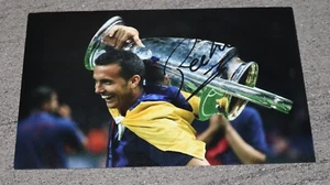 Foto Autógrafo Pedro FIRMADO PERSONALMENTE A MANO 12x8 - Regalo Campeones Barcelona - Imagen 1 de 2