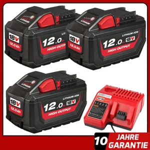 12,0Ah Para Batería Original Milwaukee M18 18V M18B6 XC Li-Ion 48-11-1860 48-11-1852 - Imagen 1 de 27