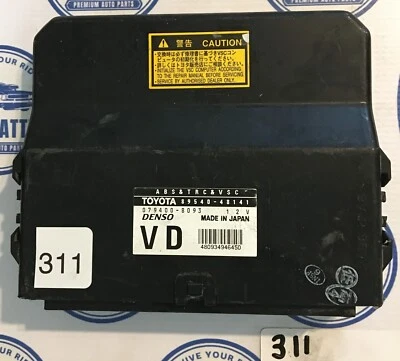 00-02 Lexus RX300 TCS 8954048141 Módulo de control de tracción OEM Foto 1 de 3
