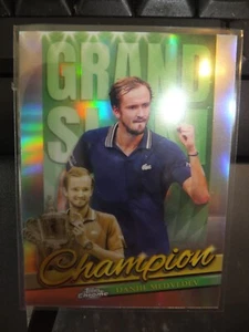 TOPPS CHROME TENNIS 2024 #GSC-DM - DANIIL MEDVEDEV - GRAND SLAM CHAMPION - Bild 1 von 2