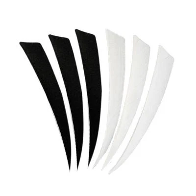 50PCS 5"RW Shield Cut Arrow Feathers Archery Real Turkey Feather Arrow Fletching - Image 1 of 4