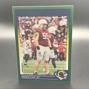 2024 Score - Rookies Green Border #325 Braden Fiske (RC) Florida State - Picture 1 of 2