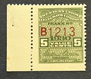 Travelstamps:1930 US Stamps Sc #16t77 Western Union Telegraph MINT MNH OG - Picture 1 of 5