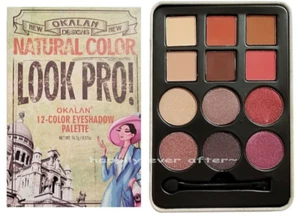 Paleta de sombras de ojos de color natural - 12 colores Look Pro paleta de sombras de ojos naturales - Imagen 1 de 3