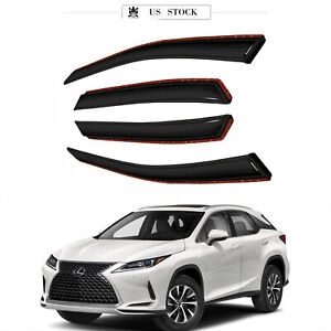 In-channel-mix Rain Guard Window Visors for 2016-2022 Lexus RX350,RX400h,RX450h