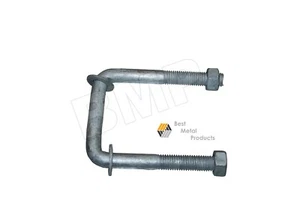 Steel U-Bolts 3" Trailer Square Axle Spring 1000304 - Picture 1 of 2