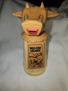 Creamer Moo-Cow Pitcher Vintage Plastic Whirley Industries Warren, PA, USA - Picture 1 of 7