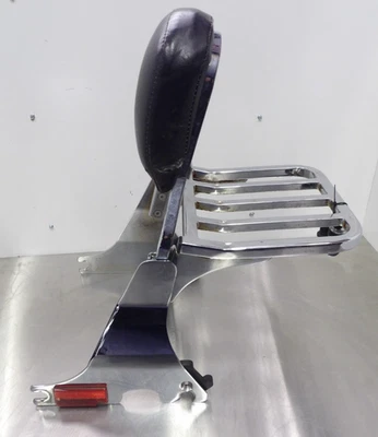 08 Harley Sportster Custom 1200 883 barra maricas destacável encosto bagageiro bagageiro - Imagem 1 de 4