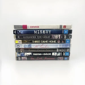 DVD Bundle History & War Movies - Alexander, Last Samurai, Region 4, All Tested - Picture 1 of 9