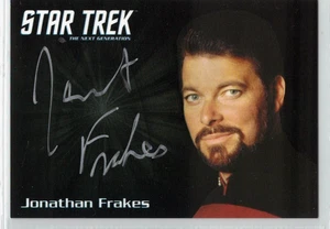 Star Trek TNG Portfolio One autograph card SILVER Marina Sirtis - Picture 1 of 1