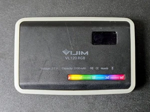 VIJIM VL120 RGB Luz de Video, Panel de Luz LED Portátil para Cámara en Caja - Imagen 1 de 2