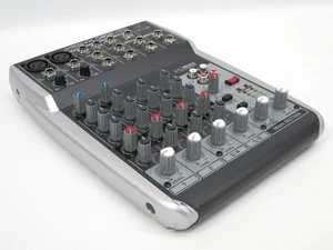 Behringer Xenyx Q802 USB Analog Mixer USB Interface 8 Channel 2 Mic Inputs - Picture 1 of 6