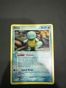 Pokemon TCG Ditto - (Squirtle) 064/113 Delta Species REVERSE Holo MINT - Bild 1 von 8