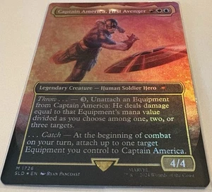 Captain America, First Avenger (Rainbow 🌈Foil) Secret Lair MTG Foil🌟 - Picture 1 of 1