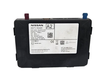 NISSAN E-NV200 TELEMATICS CONTROL MODLE UNIT 2014-2024 282755SA4D - Image 1 of 4