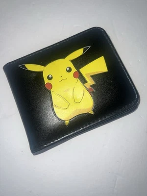 Pokemon Black Bi-Fold Wallet Pikachu - Image 1 of 4