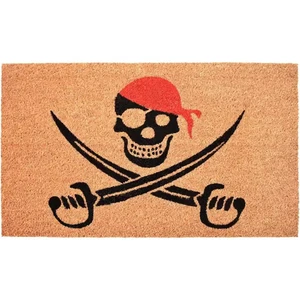 Multicolor 29 pulgadas X 17 in. Alfombrilla antideslizante para puerta interior/exterior Coir - Imagen 1 de 4