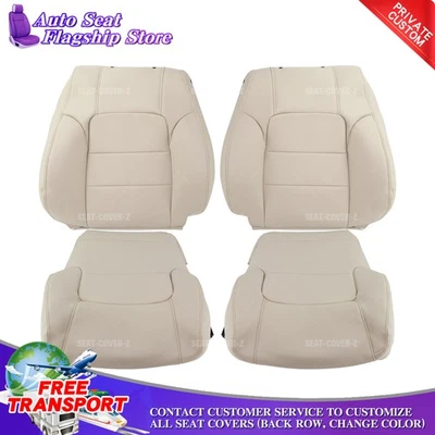 For 1995 Acura Legend Coupe Driver Passenger Bottom & Top Seat Cover Beige Foto 1 de 4