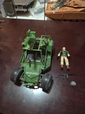 Vintage GI Joe 1985 AWE Striker, with Crankcase, 99% complete, Nice shape! - Image 1 of 4