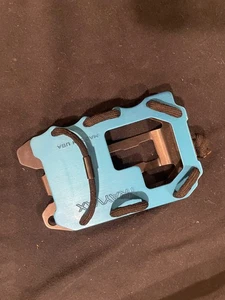 Original 2.0 Blue RFID Tactical Metal Credit Card Wallet Credit Card Excellent - Picture 1 of 7