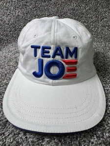 Team Joe Hat Cap Strapback White Adjustable Joe Biden Made in USA - Picture 1 of 10