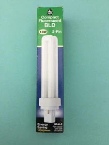 Lámpara fluorescente compacta Bell 18W G24d-2 2 pines BLD 3500K blanca - Imagen 1 de 5