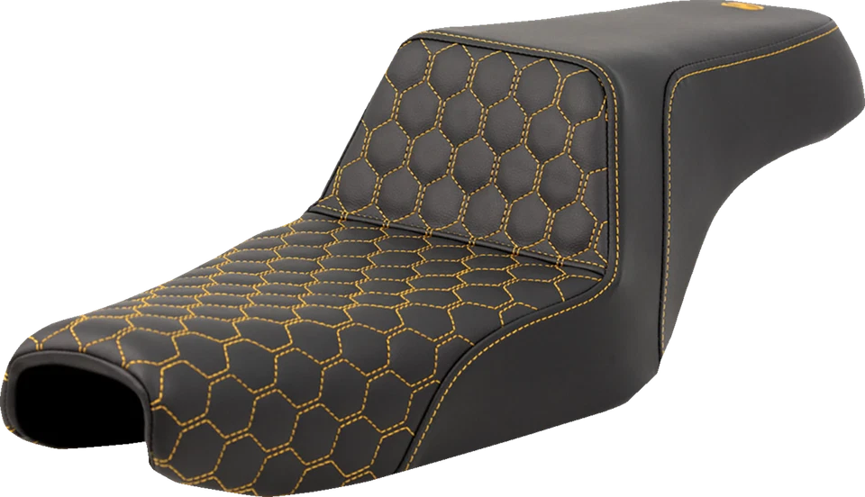 Saddlemen Step Up Gold Honeycomb Gel Seat for 2004-2022 Harley Sportster - Image 1 of 1