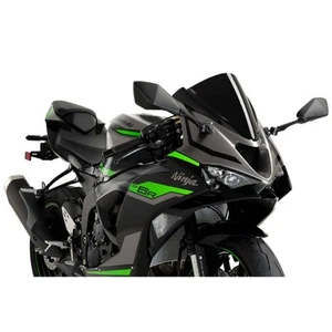 PUIG Z-RACING SCREEN FOR KAWASAKI ZX-6R NINJA 24-25 BLACK - Picture 1 of 1