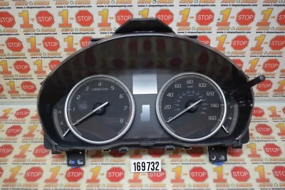 2016-2018 ACURA ILX MPH INSTRUMENT CLUSTER SPEEDOMETER 78100-TV9-A21 57K OEM - Image 1 of 4