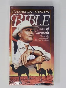 Charlton Heston Presents the Bible - Jesus of Nazareth (VHS 1993) New - Picture 1 of 6