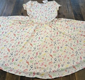 Dot Dot Smile size 8/10 girls Music Cap sleeve twirl dress New - Picture 1 of 4
