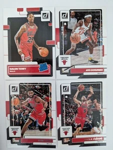 Chicago Bulls lot - Terry RC Dosunmu White Vucevic 2022-2023 Panini Donruss - Picture 1 of 1