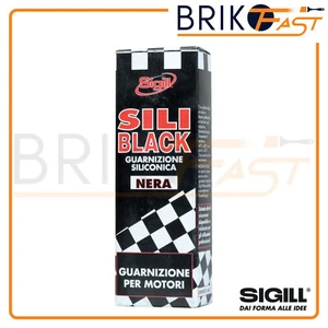 GUARNIZIONE SILICONICA NERA PER MOTORI FLANGE COPPA OLIO SILIBLACK SIGILL ALTA T - Foto 1 di 1