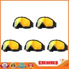 Cycling Goggles Anti-Fog Ski Mask Goggle for Winter Outdoor Sport (Black Yellow)