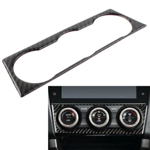 B Carbon Fiber Central Console AC Switch Panel Trim For Subaru Forester 2013-18 - Imagen 1 de 8