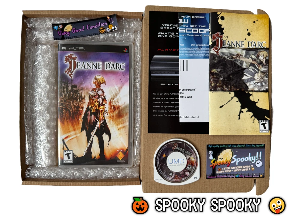 Jeanne D'arc Sony PSP  - NTSC-U/C USA VGC CIB - High Quality Packing - Tracked - Image 1 of 4