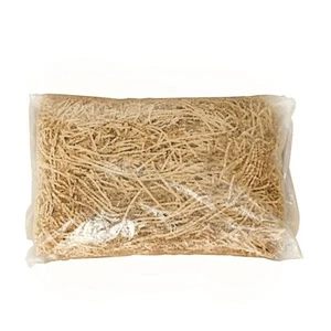 8 oz Natural Kraft Crinkle Paper Shred Basket Gift Box Filler Party Decorations - Picture 1 of 9