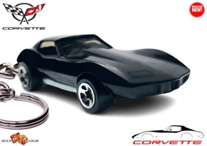 🎁🆕RARE KEYCHAIN 75/76/77/78 BLACK CHEVY CORVETTE C3 CUSTOM Ltd 💕NICE GIFT💕🎁 - Picture 1 of 13
