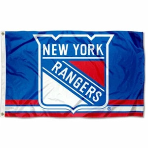 NEW YORK RANGERS 3'X5' FLAG/BANNER **100% FULL COLOR ON BOTH SIDES OF FLAG** - Picture 1 of 4