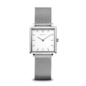 Orologio donna Bering 18226-004 cassa quadrata maglia milano vetro zaffiro - Imagen 1 de 7
