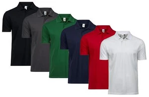 Tee Jays Power Organic Cotton Short Sleeve Piqu� Polo Shirt - Picture 1 of 7