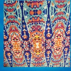 Cato Mujer Talla L Maxi Falda Pull-On Azul Naranja Vacaciones Viaje Cápsula  - Imagen 1 de 8