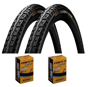 2 neumáticos Continental Ride Tour 12 1/2 x 2 1/4 62-203 + 45° AV mangueras - Imagen 1 de 3