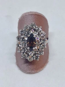 Anello in argento 800 con zirconi - Picture 1 of 4